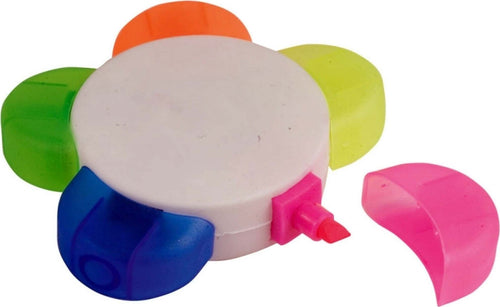 EVIDENZIATORE FIORE 5 PUNTE A PENNA GIALLO VERDE FUCSIA BLU ARANCIONE FLUO Cancelleria e prodotti per ufficio/Penne matite scrittura e correzione/Marcatori ed evidenziatori/Evidenziatori Trade Shop italia - Napoli, Commerciovirtuoso.it