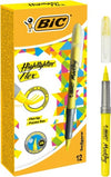Evidenziatore Flex - giallo - Bic - conf. 12 pezzi Cancelleria e prodotti per ufficio/Penne matite scrittura e correzione/Marcatori ed evidenziatori/Marcatori cancellabili a secco e liquidi Eurocartuccia - Pavullo, Commerciovirtuoso.it