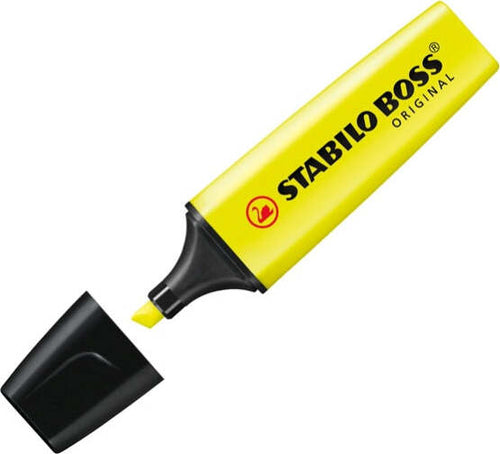 Evidenziatore Stabilo Boss Original - punta a scalpello - tratto 2 - 5 mm - giallo 24 - Stabilo [multipack] 10 pezzi Cancelleria e prodotti per ufficio/Penne matite scrittura e correzione/Marcatori ed evidenziatori/Marcatori cancellabili a secco e liquidi Eurocartuccia - Pavullo, Commerciovirtuoso.it