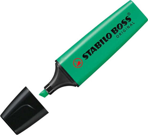 Evidenziatore Stabilo Boss Original - punta a scalpello - tratto 2 - 5 mm - turchese 51 - Stabilo [multipack] 10 pezzi Cancelleria e prodotti per ufficio/Penne matite scrittura e correzione/Marcatori ed evidenziatori/Marcatori cancellabili a secco e liquidi Eurocartuccia - Pavullo, Commerciovirtuoso.it