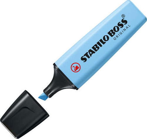 Evidenziatore Stabilo Boss Pastel - tratto 2 - 5 mm - azzurro cielo 112 - Stabilo [multipack] 10 pezzi Cancelleria e prodotti per ufficio/Penne matite scrittura e correzione/Marcatori ed evidenziatori/Marcatori cancellabili a secco e liquidi Eurocartuccia - Pavullo, Commerciovirtuoso.it