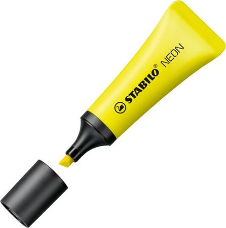 Evidenziatore stabilo Neon - punta a scalpello - tratto da 2 0-5 0mm - colore giallo - Stabilo [multipack] 10 pezzi Cancelleria e prodotti per ufficio/Penne matite scrittura e correzione/Marcatori ed evidenziatori/Marcatori cancellabili a secco e liquidi Eurocartuccia - Pavullo, Commerciovirtuoso.it
