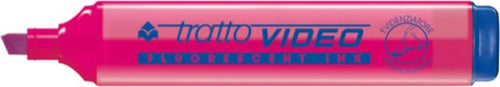 Evidenziatore Tratto Video - punta a scalpello - tratto da 1 0-5 0mm - fucsia - Tratto [multipack] 12 pezzi Cancelleria e prodotti per ufficio/Penne matite scrittura e correzione/Marcatori ed evidenziatori/Marcatori cancellabili a secco e liquidi Eurocartuccia - Pavullo, Commerciovirtuoso.it