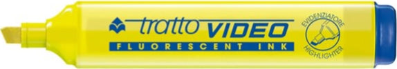 Evidenziatore Tratto Video - punta a scalpello - tratto da 1 0mm-5 0mm - giallo - Tratto [multipack] 12 pezzi Cancelleria e prodotti per ufficio/Penne matite scrittura e correzione/Marcatori ed evidenziatori/Marcatori cancellabili a secco e liquidi Eurocartuccia - Pavullo, Commerciovirtuoso.it