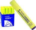 Evidenziatore-Tratto-video-giallo-20-pezzi-Fila