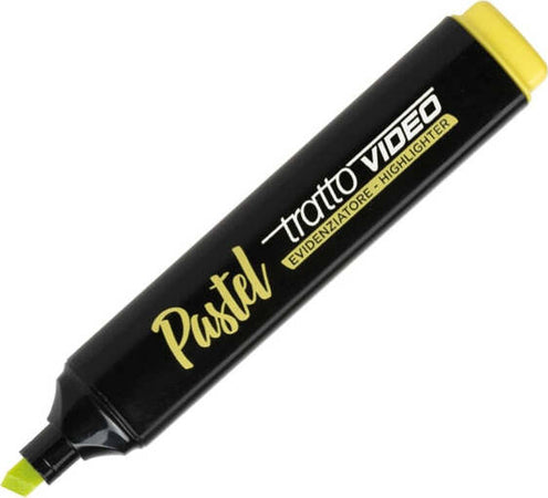Evidenziatore Tratto Video pastel - punta a scalpello - tratto da 1 0mm-5 0mm - giallo limone - Tratto [multipack] 12 pezzi Cancelleria e prodotti per ufficio/Penne matite scrittura e correzione/Marcatori ed evidenziatori/Marcatori cancellabili a secco e liquidi Eurocartuccia - Pavullo, Commerciovirtuoso.it