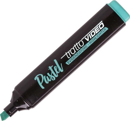 Evidenziatore Tratto Video pastel - punta a scalpello - tratto da 1 0mm-5 0mm - verde menta - Tratto [multipack] 12 pezzi Cancelleria e prodotti per ufficio/Penne matite scrittura e correzione/Marcatori ed evidenziatori/Marcatori cancellabili a secco e liquidi Eurocartuccia - Pavullo, Commerciovirtuoso.it
