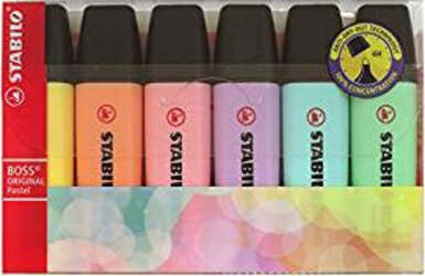 Evidenziatori-Stabilo-Boss-Pastel-6-pezzi