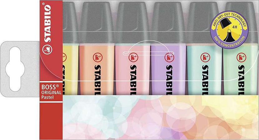 Evidenziatori-Stabilo-Boss-Pastel-6-pezzi