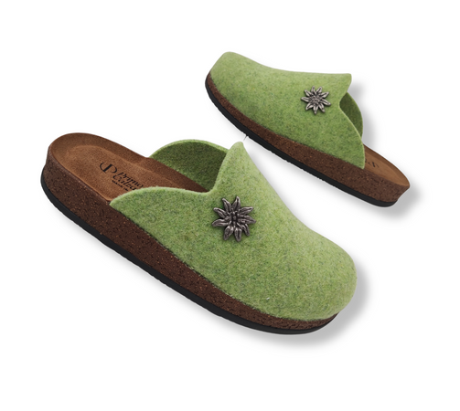 Originali Zoccoli Alpini, Ciabatte Uomo e Donna Invernali, Calde Sabot Tirolesi in Lana Cotta, 100% Made in Italy