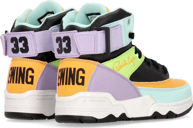 EWING-ATHLETICS-Scarpa-Basket-Donna-Ewing-33-Hi-W-Black/white/fair-Aqua-da-donna