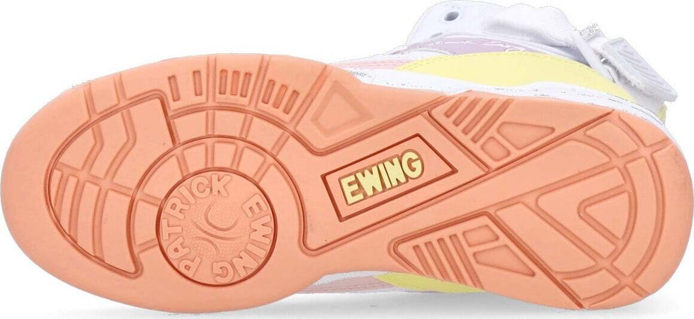 EWING-ATHLETICS-Scarpa-Basket-Donna-Ewing-33-Hi-W-Premium-White/pink-Dogwood/limelight-da-donna