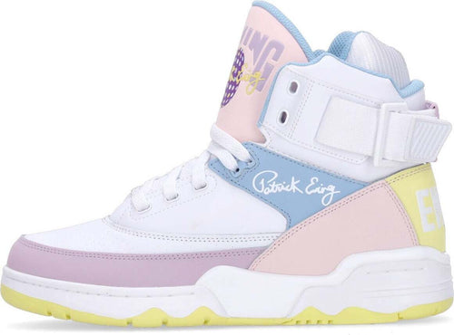 EWING-ATHLETICS-Scarpa-Basket-Uomo-Ewing-33-Hi-Eastern-White/winsome-Orchid/limelight-da-uomo