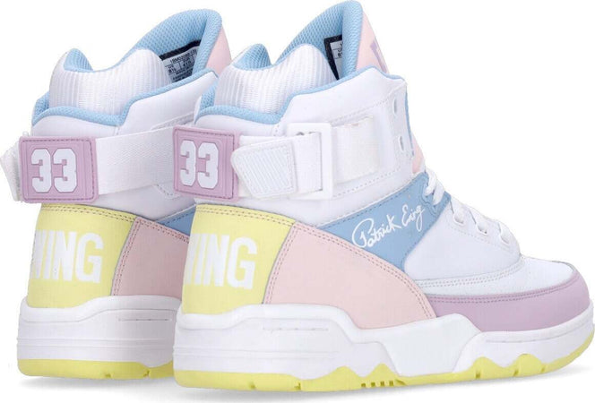 EWING-ATHLETICS-Scarpa-Basket-Uomo-Ewing-33-Hi-Eastern-White/winsome-Orchid/limelight-da-uomo