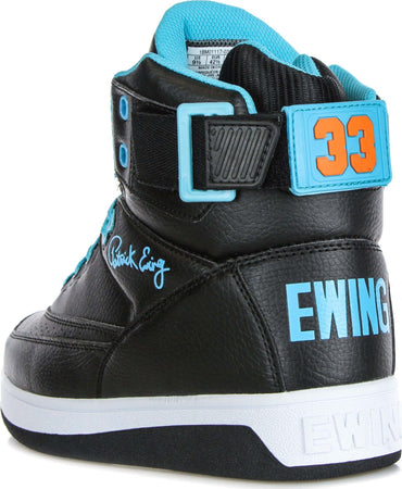 EWING-ATHLETICS-Scarpa-Basket-Uomo-Ewing-33-Hi-Pu-Black/scuba-Blue/vibrant-Orange-da-uomo