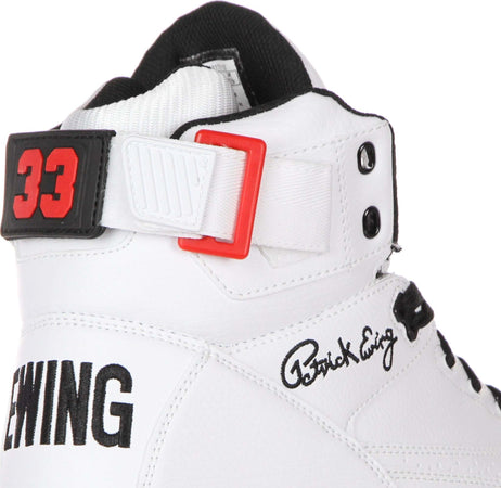 EWING-ATHLETICS-Scarpa-Basket-Uomo-Ewing-33-Hi-Pu-White/black/chinese-Red-da-uomo