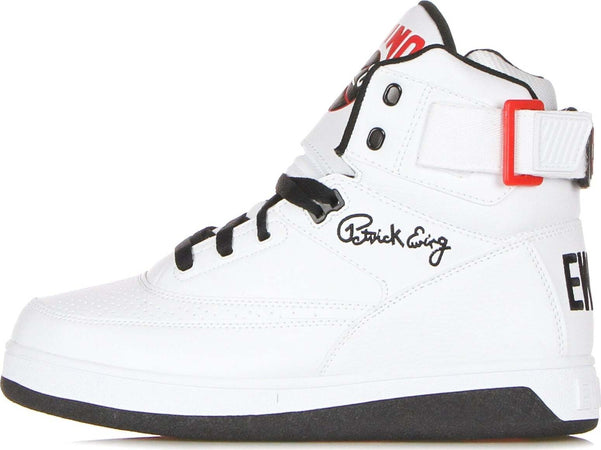 EWING-ATHLETICS-Scarpa-Basket-Uomo-Ewing-33-Hi-Pu-White/black/chinese-Red-da-uomo