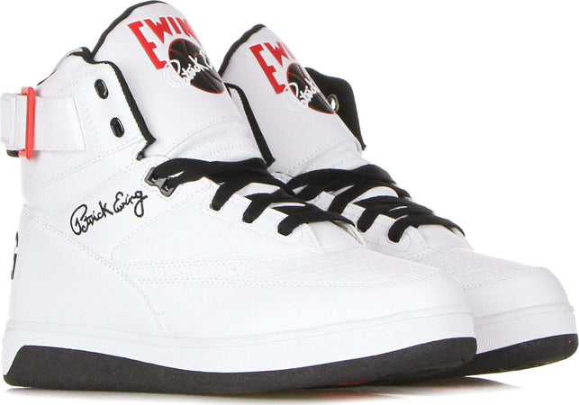 EWING-ATHLETICS-Scarpa-Basket-Uomo-Ewing-33-Hi-Pu-White/black/chinese-Red-da-uomo