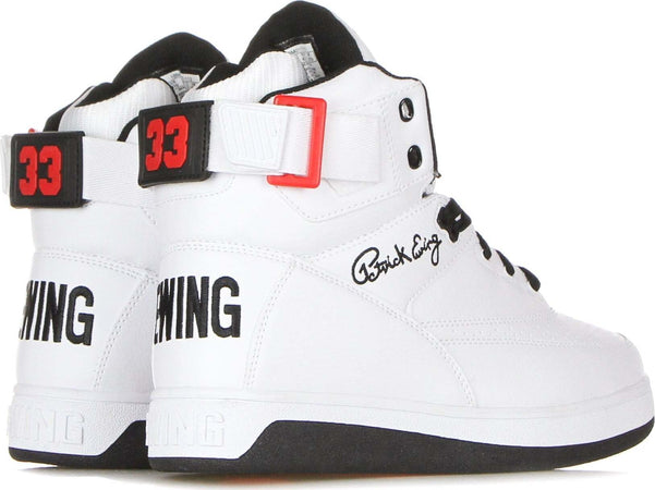EWING-ATHLETICS-Scarpa-Basket-Uomo-Ewing-33-Hi-Pu-White/black/chinese-Red-da-uomo