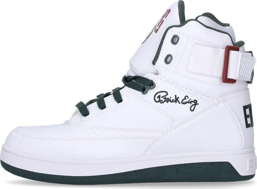 EWING-ATHLETICS-Scarpa-Basket-Uomo-Ewing-33-Hi-Pu-White/sycamore/biking-Red-da-uomo