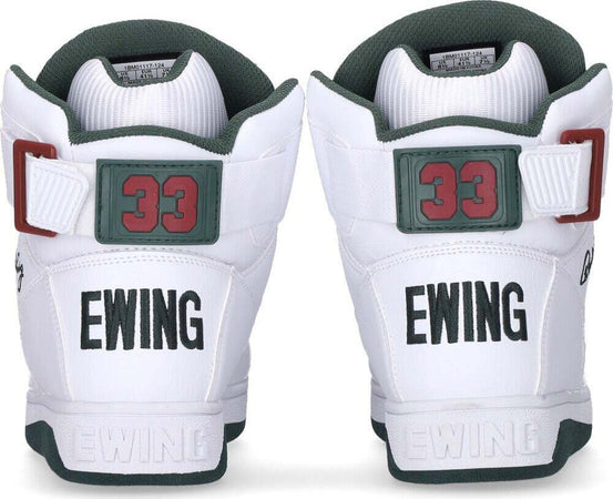 EWING-ATHLETICS-Scarpa-Basket-Uomo-Ewing-33-Hi-Pu-White/sycamore/biking-Red-da-uomo