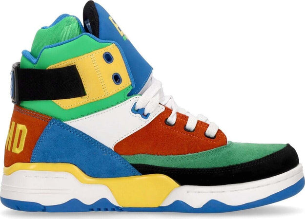 EWING-ATHLETICS-Scarpa-Basket-Uomo-Ewing-33-Hi-X-Epmd-Green/black/lemon-da-uomo