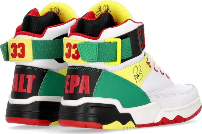 EWING-ATHLETICS-Scarpa-Basket-Uomo-Ewing-33-Hi-X-Salt-N-Pepa-Black/jelly-Bean/chinese-Red-da-uomo