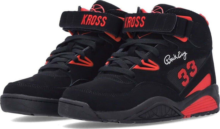 EWING-ATHLETICS-Scarpa-Basket-Uomo-Ewing-Kross-Black/red-da-uomo
