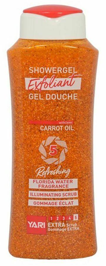 Exfoliant Showergel Carrot Oil #5 Extra Scrub 500ml Gel Doccia Esfoliante All'olio Di Carota per Pelli Più Lisce Yari