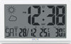 Explore-Scientific-RDC8001--Orologio-da-Parete-Jumbo-Radio-Controllato,-Sensore-Temperature-Esterna,-Previsioni-del-Tempo,-bianc