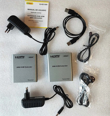 Extender Estensore Kvm Hdtv 4k 60 M Con Audio Supporta Video 1080p/60hz Q-hd1500 Elettronica/Informatica/Accessori/Cavi e accessori/Cavi/Cavi HDMI Trade Shop italia - Napoli, Commerciovirtuoso.it