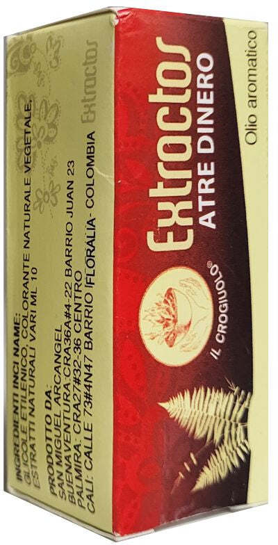 Extracto Atrae Dinero Estratto Esoterismo Santeria Afro Latina 10 Ml Olio Aromatico per Attirare Denaro