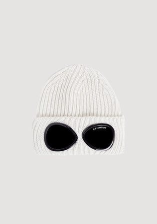C.P. Company Extrafine Merino Wool Goggle Beanie da uomo