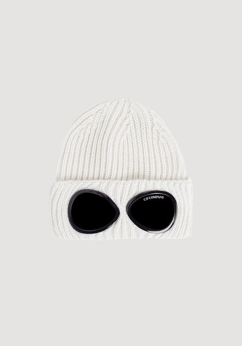 C.P. Company Extrafine Merino Wool Goggle Beanie da uomo