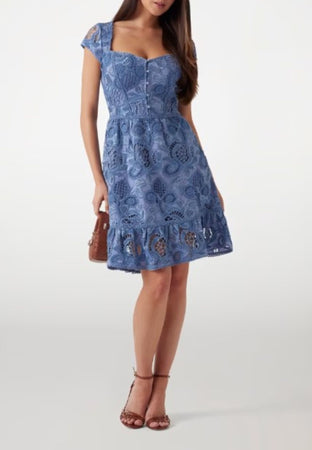GUESS Abito DOMITILLA EMBRO DRES da donna