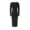 Pinko vestiti casual donna pinko - frutta abito crepe poly - nero da donna
