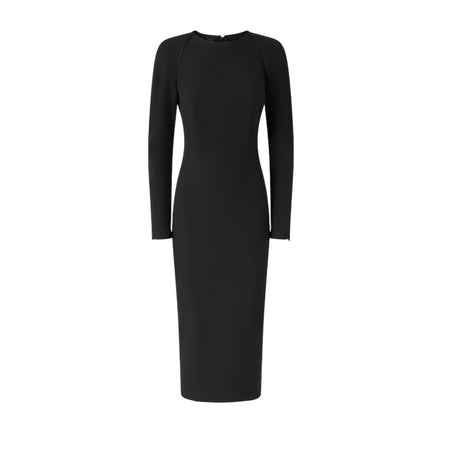 Pinko vestiti casual donna pinko - frutta abito crepe poly - nero da donna