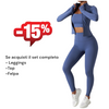 Sei G panta leggings blu elasticizzato fitnes SEIGS001