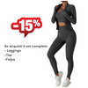 Sei G panta leggings grigio elasticizzato fitnes SEIGS001