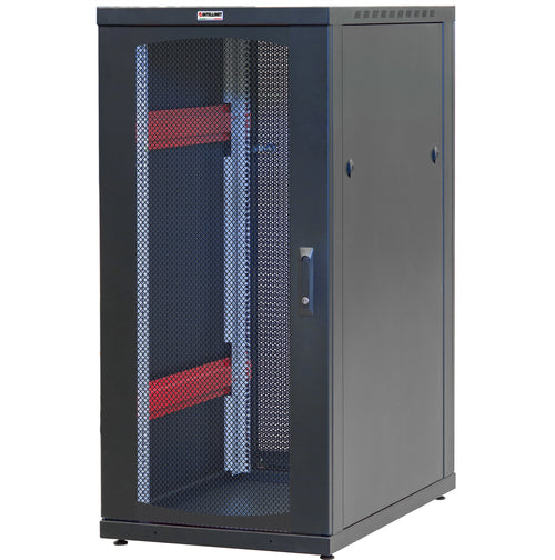 Armadio Server Rack 19'' 600x1000 20 Unita' Nero Grigliato serie IdealNET