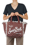 MC2 SAINT BARTH MC2 Saint Barth - Borsa grande - 450959 - Moro/Bianco da donna
