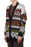 LA FEMME BLANCHE La Femme Blanche - Cardigan - 461501 - Fantasia nero da donna