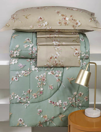 Trapunta Tessitura Randi Almond Cotone