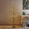 Albero luminoso Faggio con rami a microled luce calda da interno ed esterno
