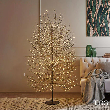 Albero luminoso "Faggio" con rami a microled luce calda da interno ed esterno