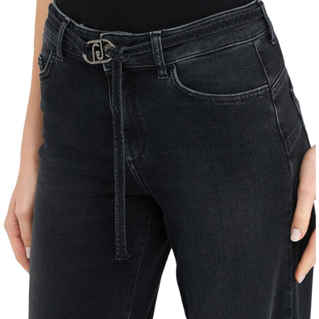Liu Jo jeans flare nero con cintura GOOD UF5100D0264-8L451