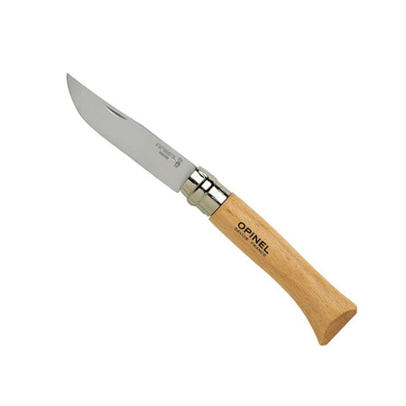 Coltello con lama in Acciaio inox e manico in legno pieghevole