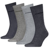 Calvin Klein uomo pack 4 calze grigio combo 701235980002801