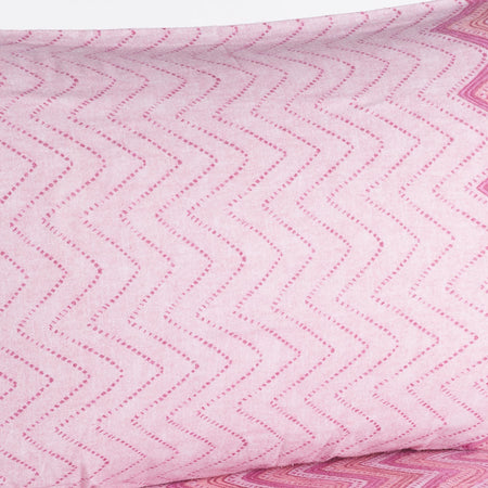 Lenzuola Singolo Chevron Maè Via Roma 60 Cotone