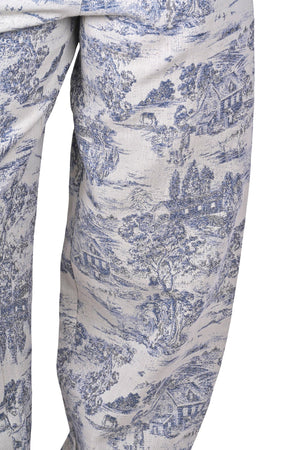 8PM 8pm - Pantalone - 470457 - Panna/Blu da donna